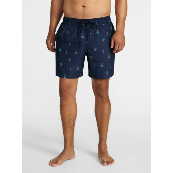 George Men's and Big Men's Swim Shorts, 6" Inseam, Sizes S-3XL