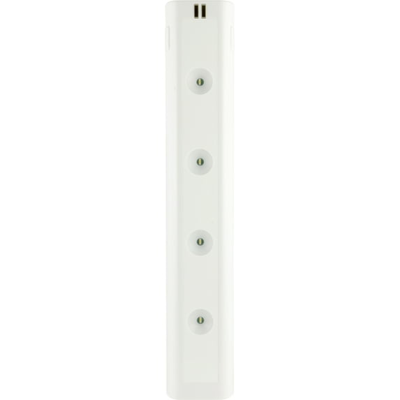 GE Battery Operated LED Utility Light Fixture, 12-in, White, 17446