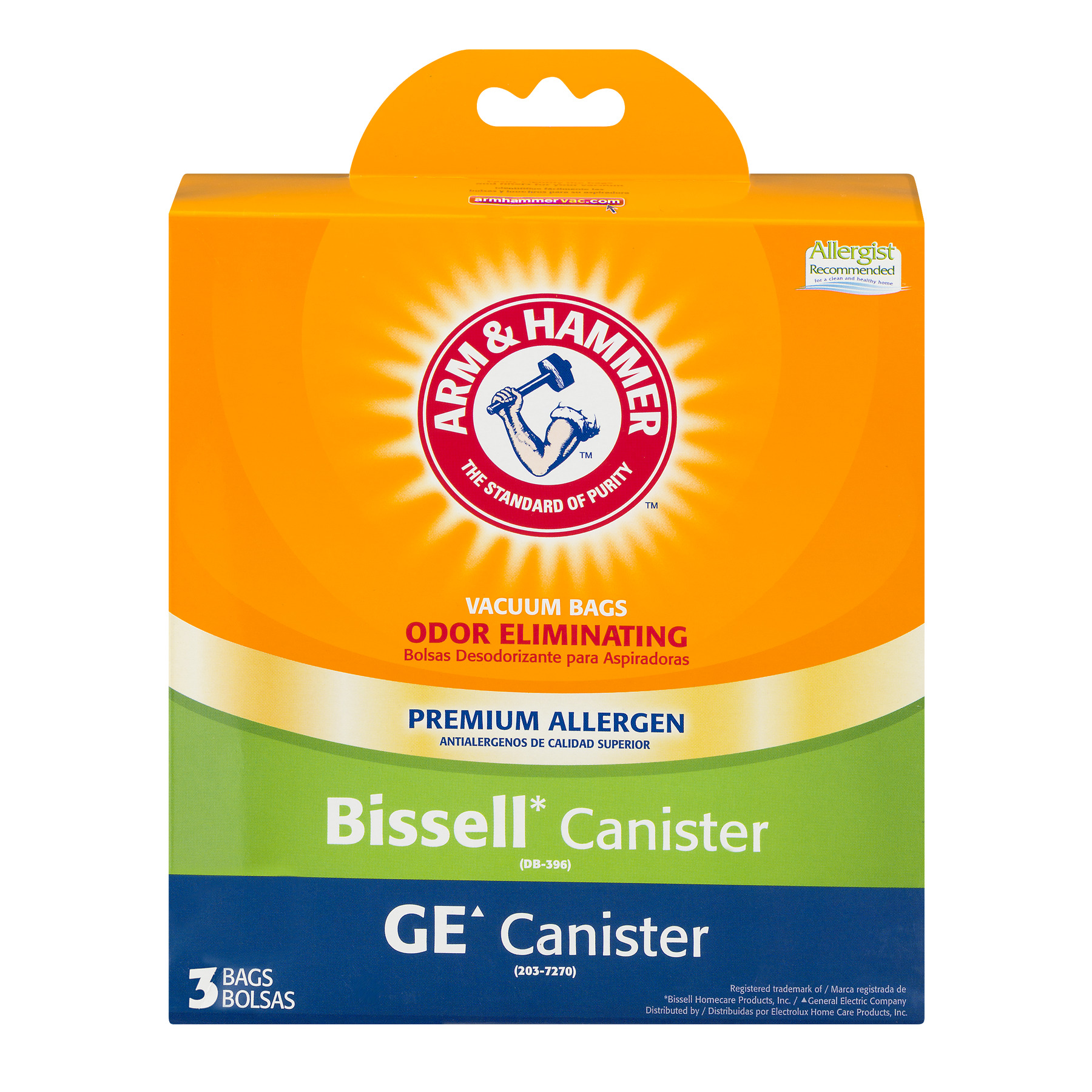 GE/Bissell Canister Premium Allergen Bag Pkg - image 1 of 6