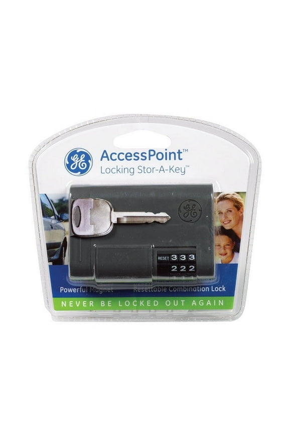 Black Plastic/Steel Key Storage