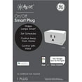 thumbnail image 1 of GE C by GE On / Off Smart Plug with Wi-Fi, Works with Google Assistant, 1 of 6