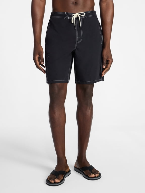 Men's and Big Men's Cargo E Board Swim Shorts, Sizes S-3XL
