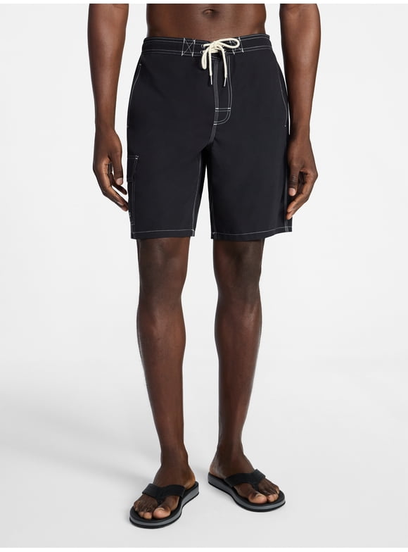 Men's and Big Men's Cargo E Board Swim Shorts, Sizes S-3XL