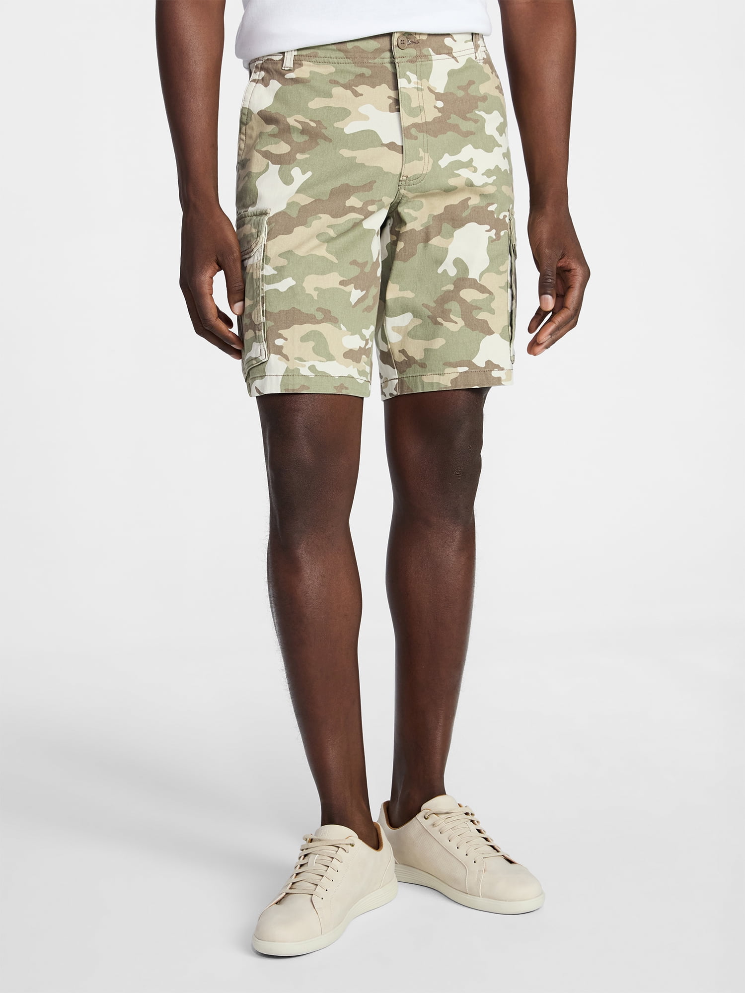 George Men's & Big Men's Relaxed Fit Cargo Shorts, 10" Inseam, Sizes 30-46