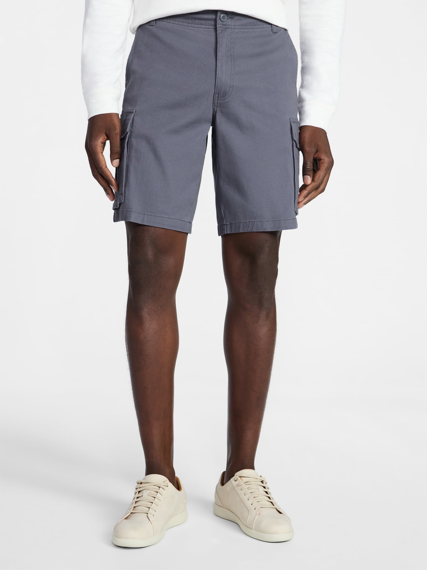 George Men's & Big Men's Relaxed Fit Cargo Shorts, 10" Inseam, Sizes 30-46