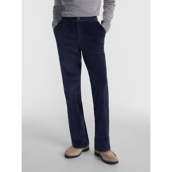 George Men's Relaxed Fit Corduroy Pants, Sizes XS-3XL