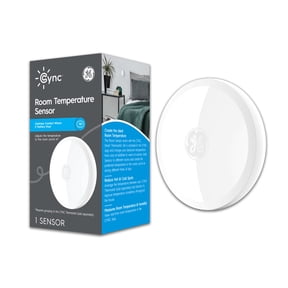 GE Cync Smart Temperature Sensors, Smart WiFi Thermostat Sensors, Humidity Sensor, Works with Cync Smart Thermostat (Sold Separately)