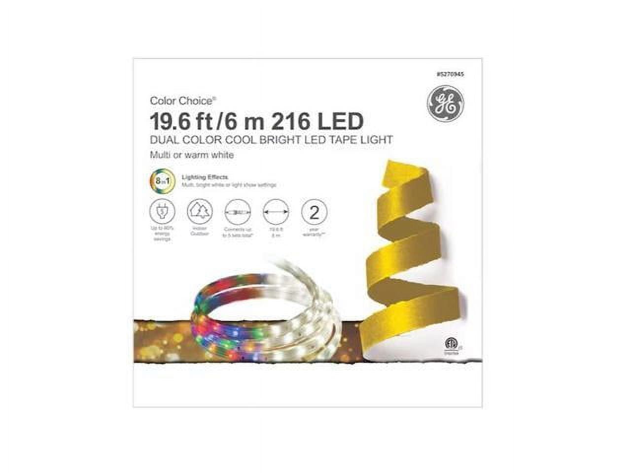 GE Color Choice 216Light 19.6ft Color Changing Integrated LED