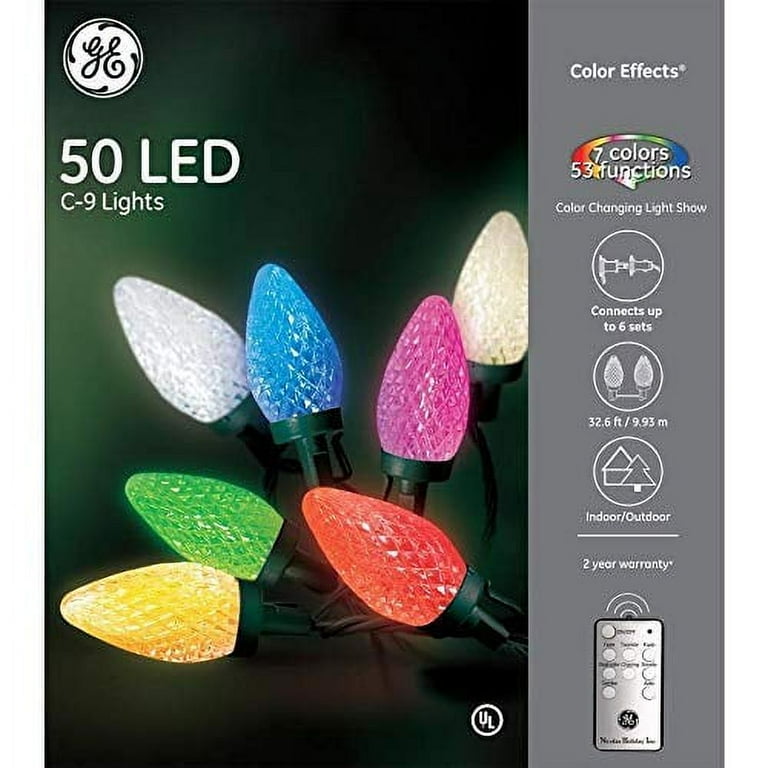 Ge multicolor led christmas lights top