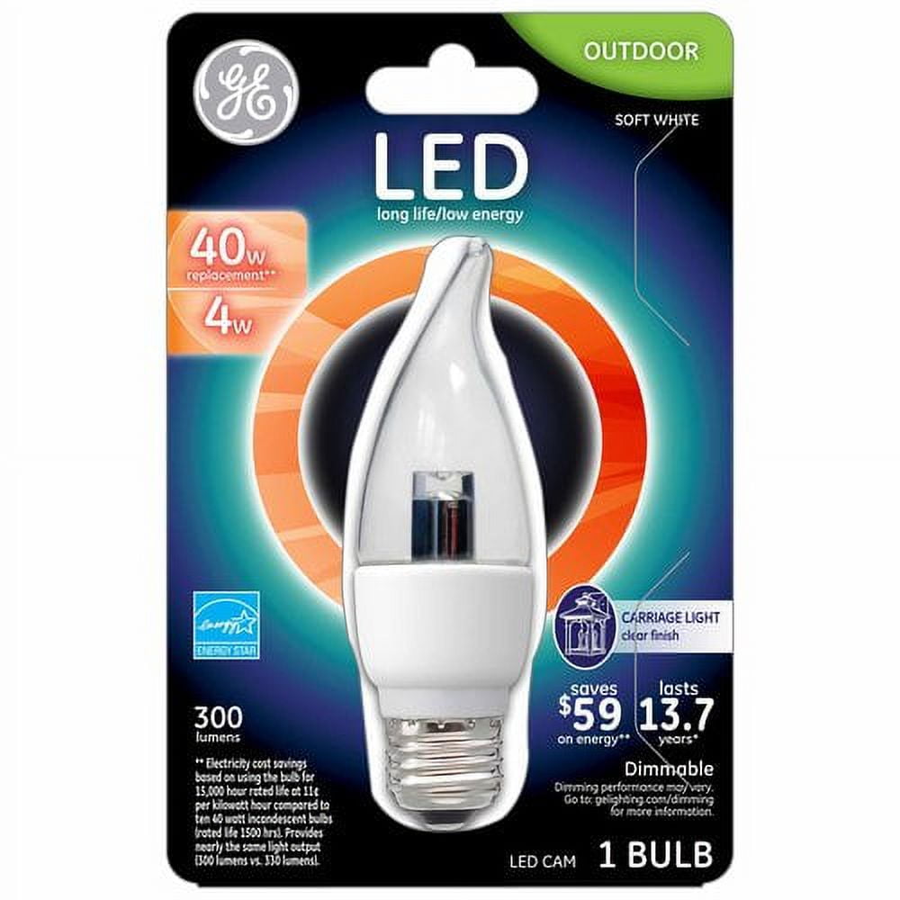 GE Crystal Clear Light Bulbs, 60 Watt, MultiUse, Medium Base (2 Pack