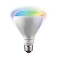 thumbnail image 1 of GE Cync Dynamic Effects BR30 Smart LED Light Bulb, Color Changing WiFi Light, Works with Alexa and Google Home, 1 of 16