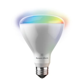 GE Cync Dynamic Effects BR30 Smart LED Light Bulb, Color Changing WiFi Light, Works with Alexa and Google Home