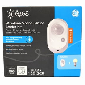 GE Cync Smart Wire-Free Switch & Smart Direct Connect Dimmable Soft White A19 Bulb Kit, 93129088
