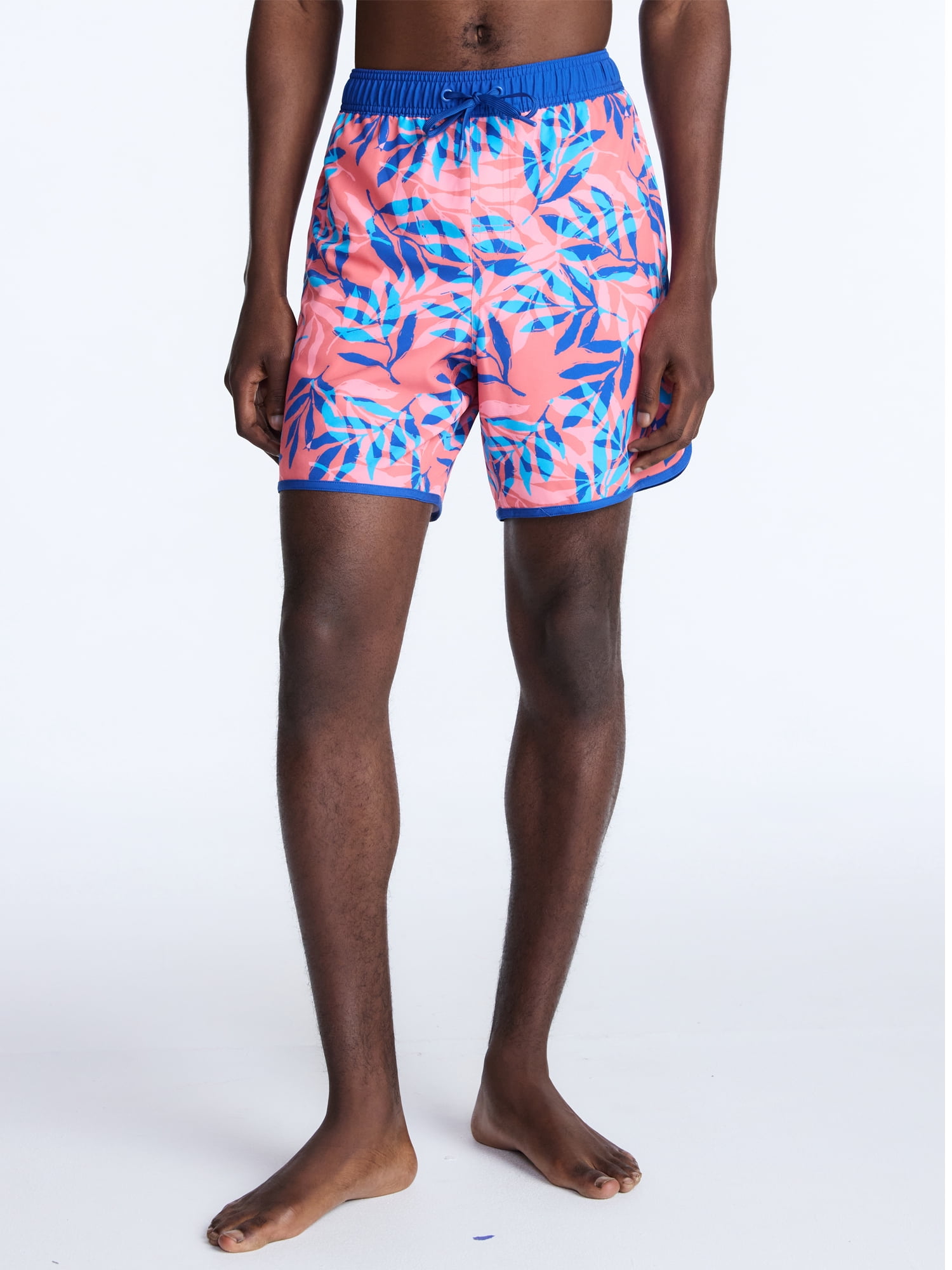 George Men's Dolphin Hem Shorts, 7" Inseam, Sizes S-3XL