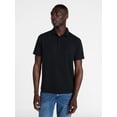 thumbnail image 1 of George Men's and Big Men's Double Knit Polo Shirt with Short Sleeves, Sizes S-5XL, 1 of 5