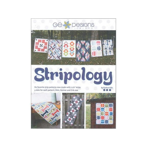 Stripology Quilt Pattern Book by Gudrun Erla of G.E. Designs