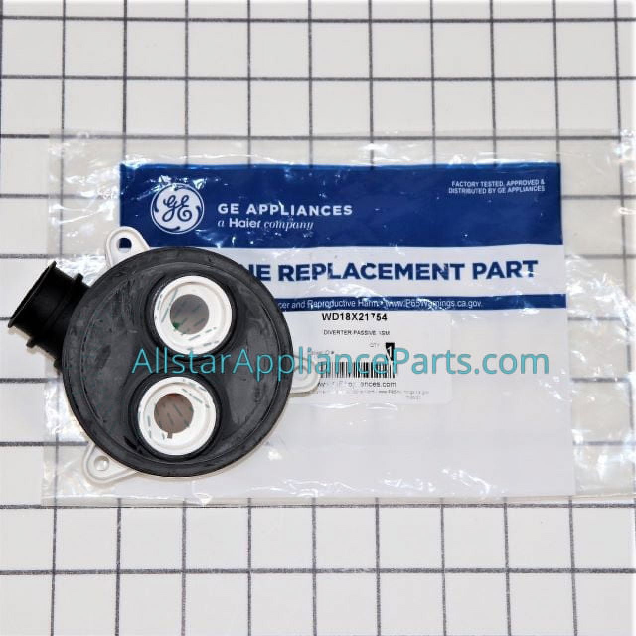 GE Dishwasher Diverter valve WD18X21754
