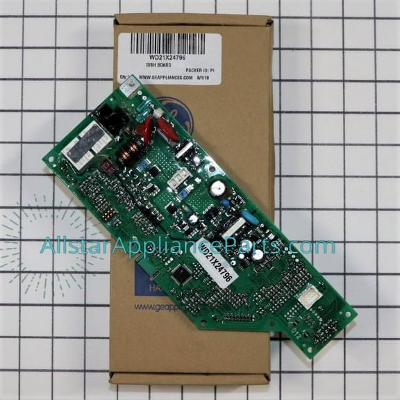 GE Dishwasher Electronic Control Board WD21X24796
