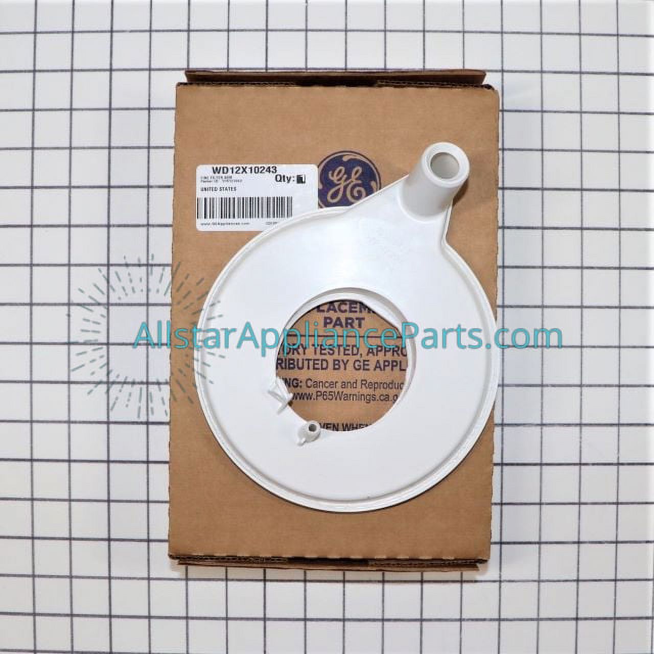 GE Dishwasher Fine Filter Assembly WD12X10243