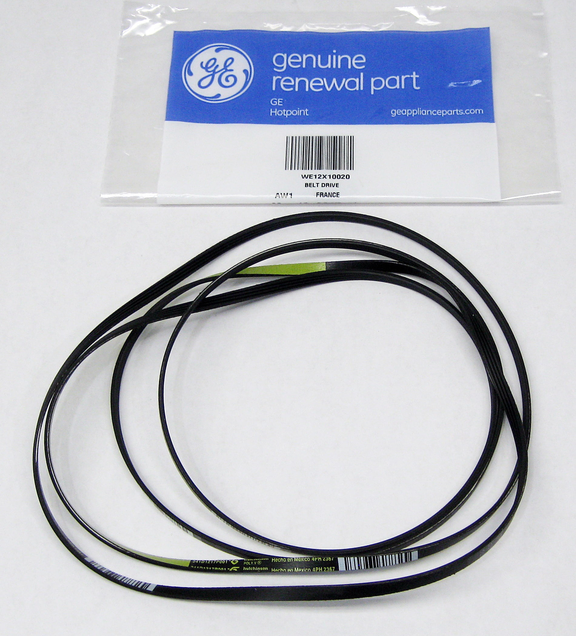 GE Dryer Belt Drive WE12X10020 AP5793368 PS8756711