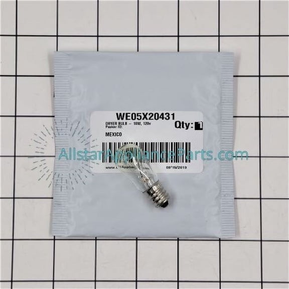 GE Dryer Drum Light Bulb WE05X20431