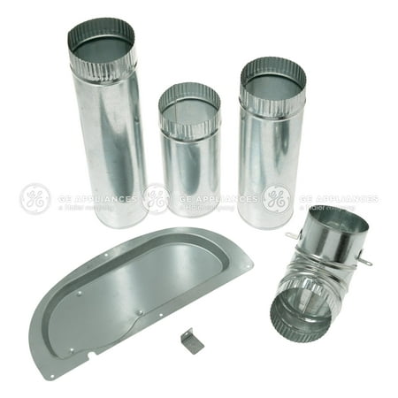 Side Vent Kit for Select GE Dryers - Silver