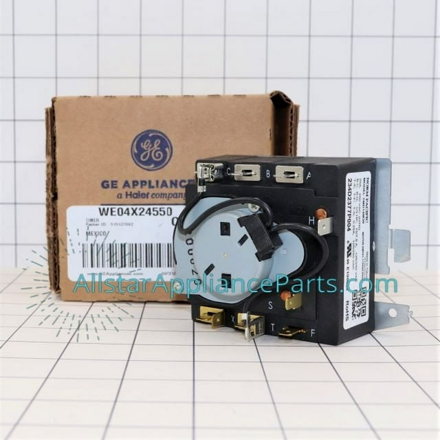 GE Genuine OEM Dryer Timer Part WE04X24550