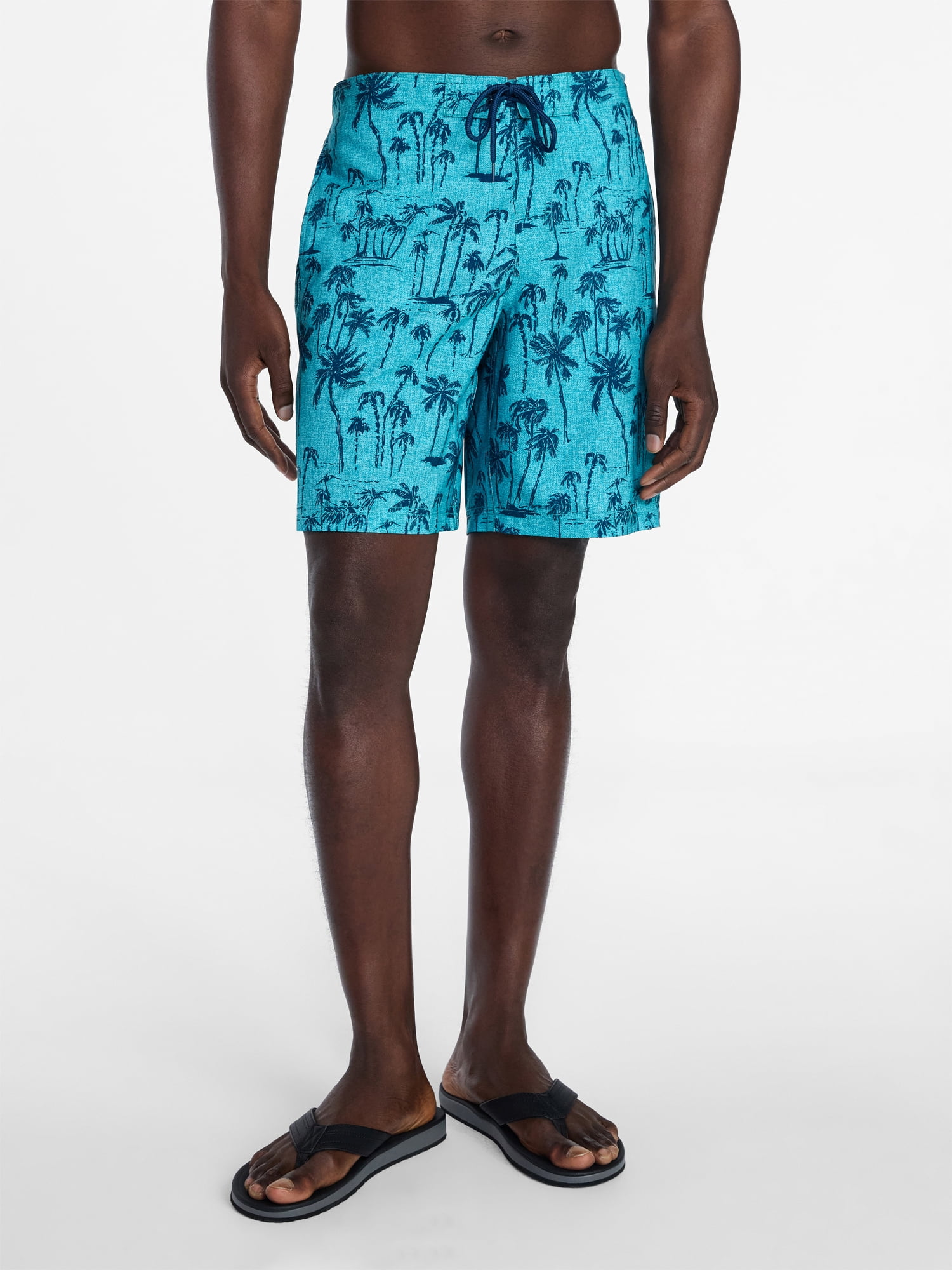 George Men's and Big Men's E-Board Swim Trunks with UPF 50+, 9" Inseam, Sizes S-3XL