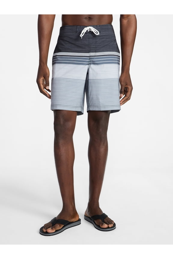 Men's and Big Men's E-Board Swim Trunks with UPF 50+, 9" Inseam, Sizes S-3XL