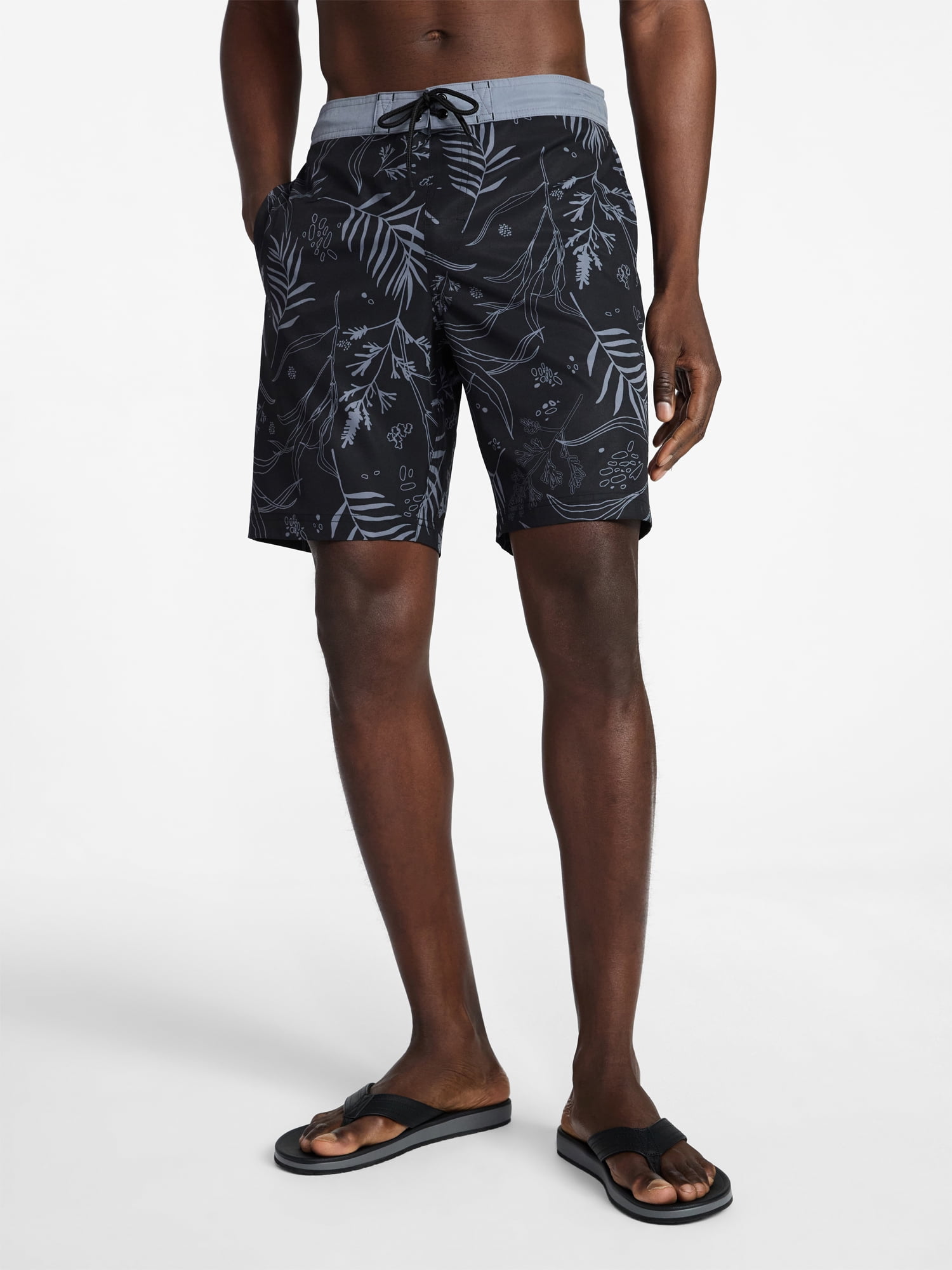 George Men's and Big Men's E-Board Swim Trunks with UPF 50+, 9" Inseam, Sizes S-3XL