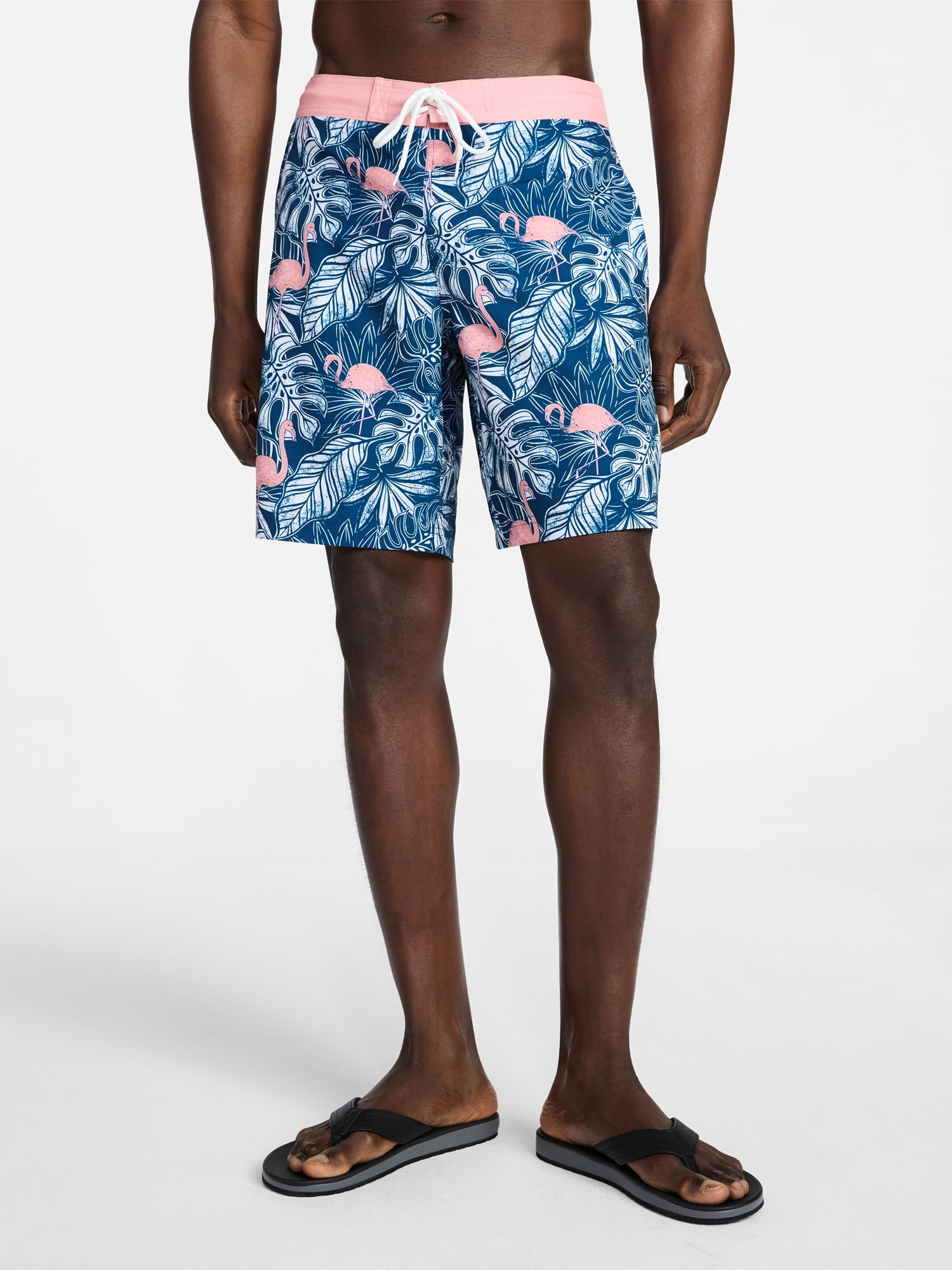 George Men's and Big Men's E-Board Swim Trunks with UPF 50+, 9" Inseam, Sizes S-3XL
