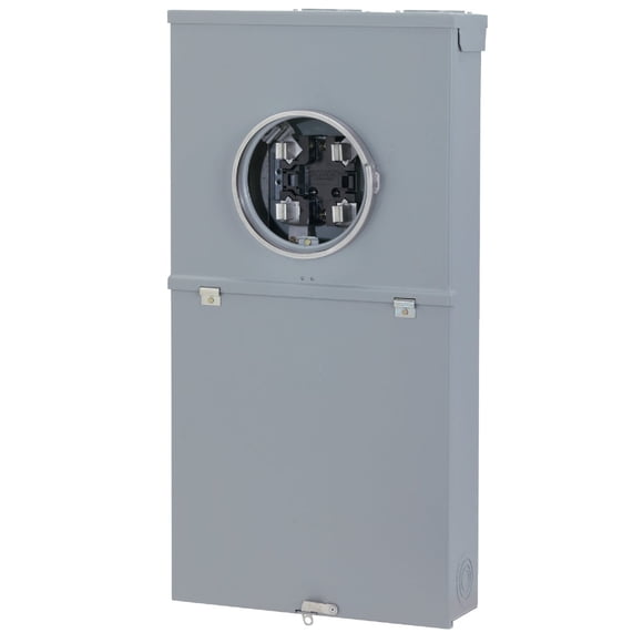 ABB TSM420CSCUP 200A MeterLoad Center  200 Amp Outdoor Meter Socket Load Center  Combination Main Breaker  4 Each 1 inch Breaker Spaces  Outdoor Socket  Meter Socket Integration