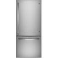 thumbnail image 1 of GE ENERGY STAR(R) 21.0 Cu. Ft. Bottom Freezer Refrigerator - GDE21EYKFS, 1 of 5