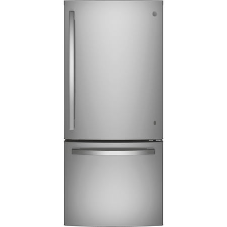 GE ENERGY STAR(R) 21.0 Cu. Ft. Bottom Freezer Refrigerator - GDE21EYKFS