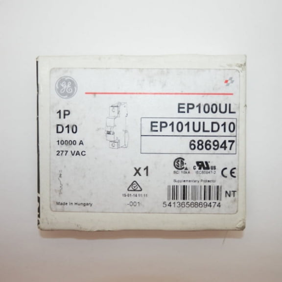 GE EP100 Series Miniature Circuit Breaker EP101ULD10