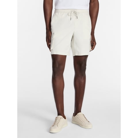 Men's and Big Men's E Waist Cargo Shorts, 8" Inseam, Sizes S-3XL