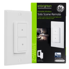 GE Enbrighten Z-Wave Solo Scene Portable Wireless Remote, 34172