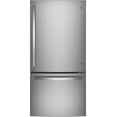 thumbnail image 1 of GE® Energy Star® 24.8 cu. ft bottom-freezer refrigerator model GDE25EYKFS Fingerprint Resistant, 1 of 5