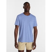 Men's & Big Mens Classic Fit Striped Short Sleeve Crewneck T-Shirt, Sizes S-5XL