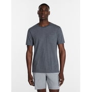 Men's & Big Mens Classic Fit Striped Short Sleeve Crewneck T-Shirt, Sizes S-5XL
