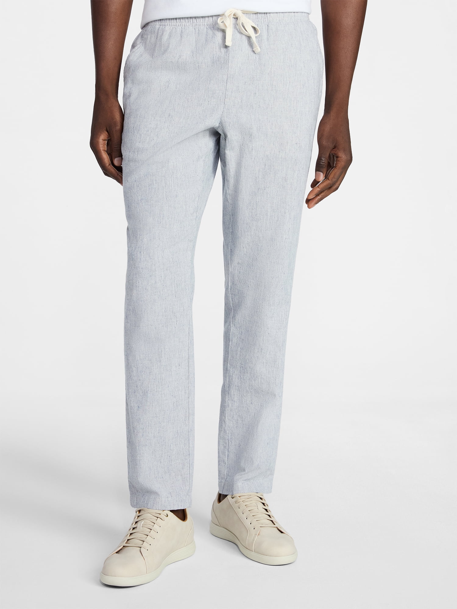 George Men's Linen Blend Weekend Pants, Sizes S-3XL