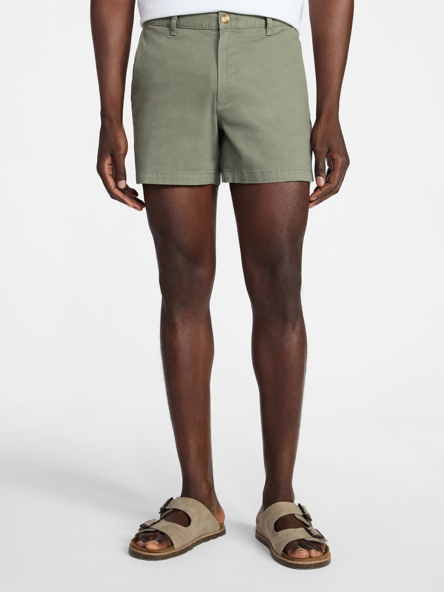 George Men's & Big Men's Modern Fit Flat Front Shorts, 5", 7", 9" Inseams, Sizes 28-54