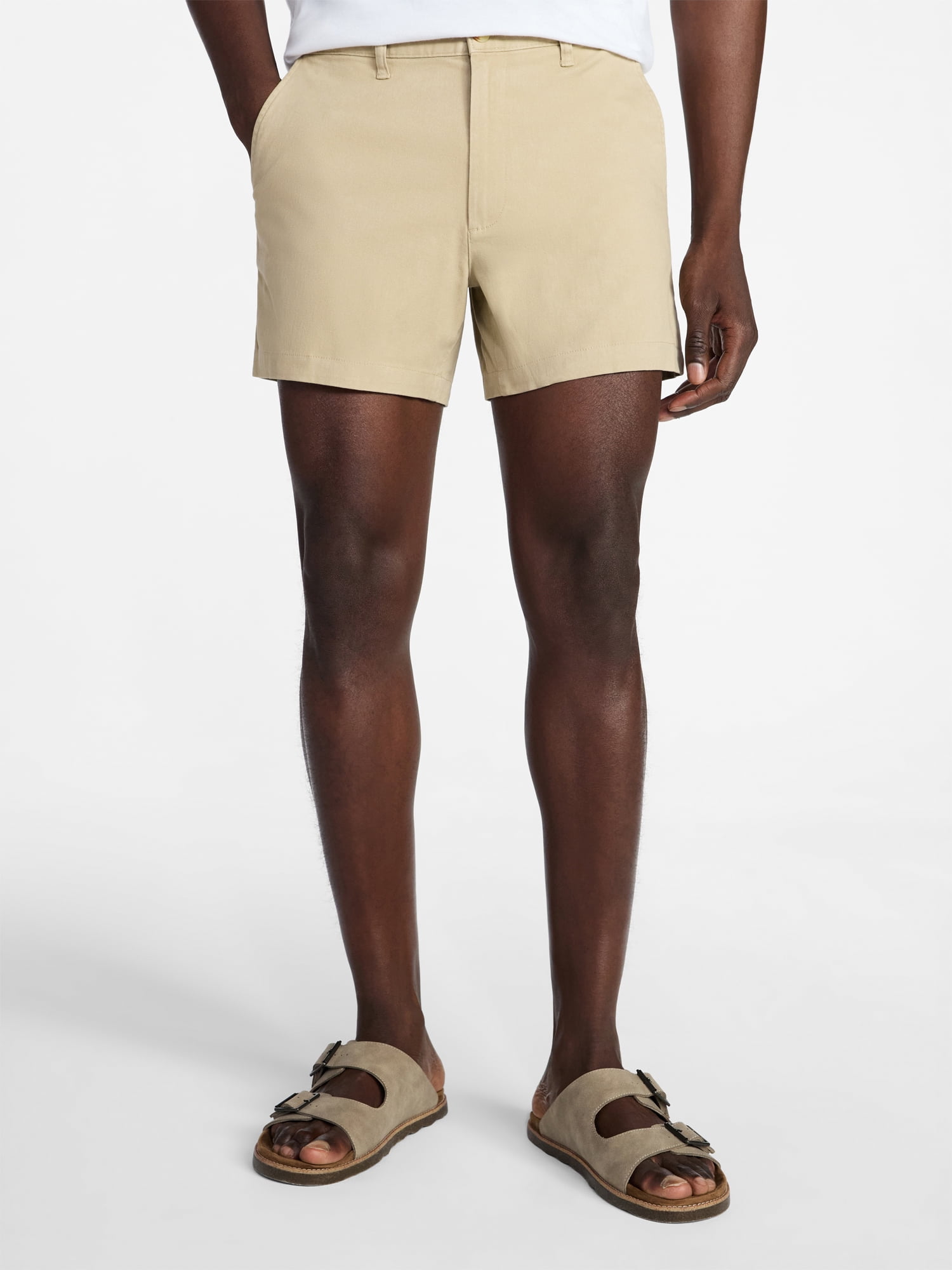 George Men's & Big Men's Modern Fit Flat Front Shorts, 5", 7", 9" Inseams, Sizes 28-54
