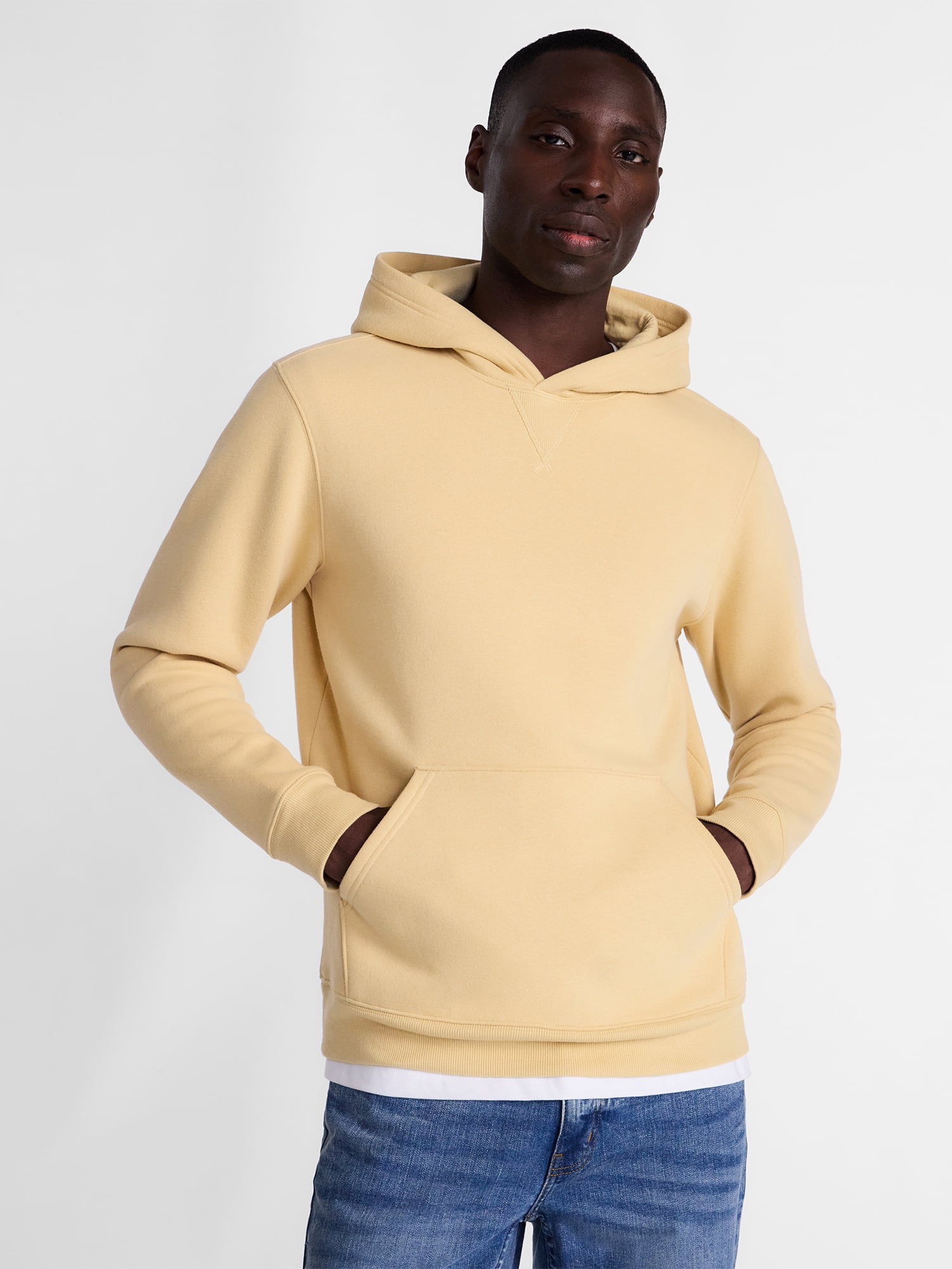 George Men's and Big Men's Fleece Hoodie Jacket, Sizes S-3XL