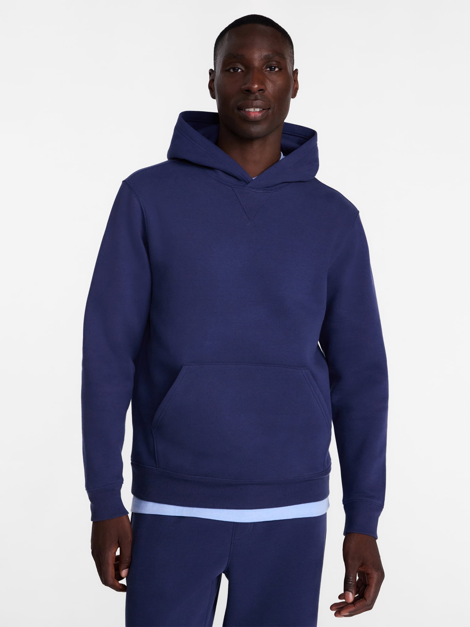 George Men's and Big Men's Fleece Hoodie Jacket, Sizes S-3XL