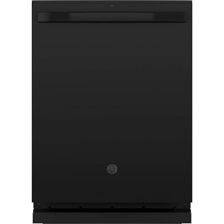 GE - Top Control Built-In Dishwasher with Stainless Steel Tub, 3rd Rack, 46dBA - Black