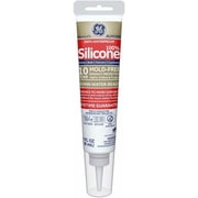 GE GE286 Silicone 2+ Kitchen & Bath Sealant Caulk 2.8oz, Almond