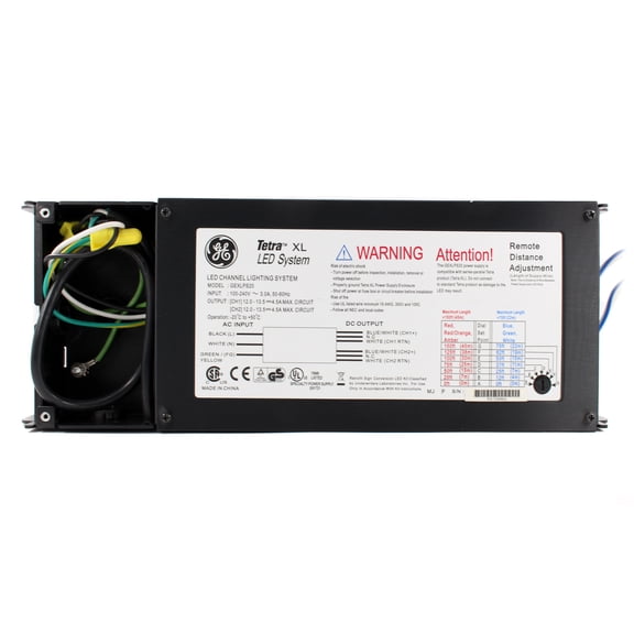 GE GEXLPS20 Tetra XL LED Power Supply Driver, Dual 13.5VDC 4.5A Outputs, Remote