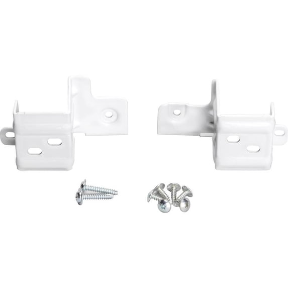 GE GFA24KITL Washer/Dryer 24" Stack Bracket Kit, Solid Black
