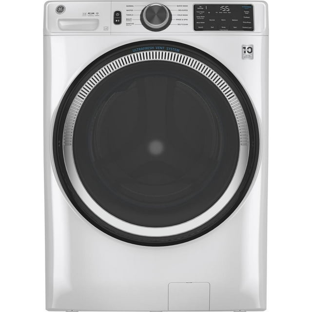 GE GFW550S 28" Wide 4.8 Cu Ft. Front Loading Washing Machines Washer - White